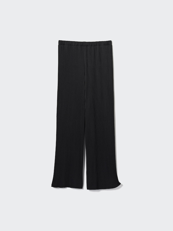プリーツストレートパンツ（丈標準62.5～64.5cm）