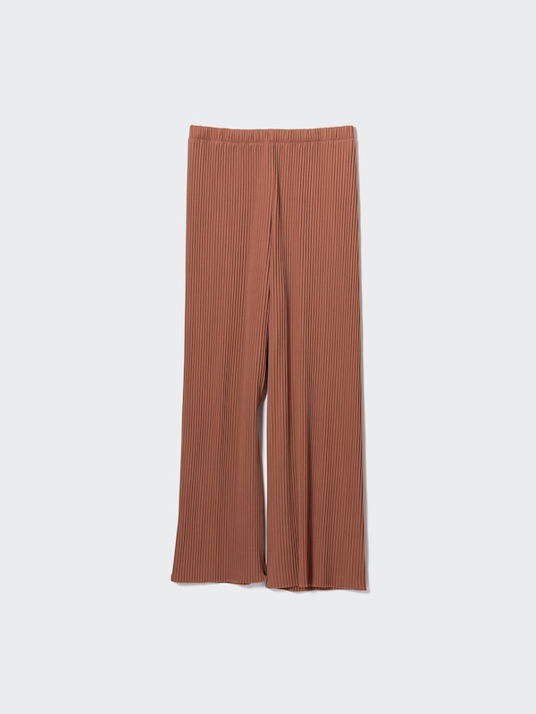 Pleated Straight Pants