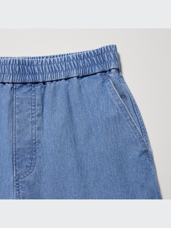 Denim Jersey Shorts