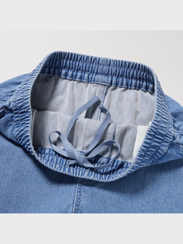 Denim Jersey Shorts