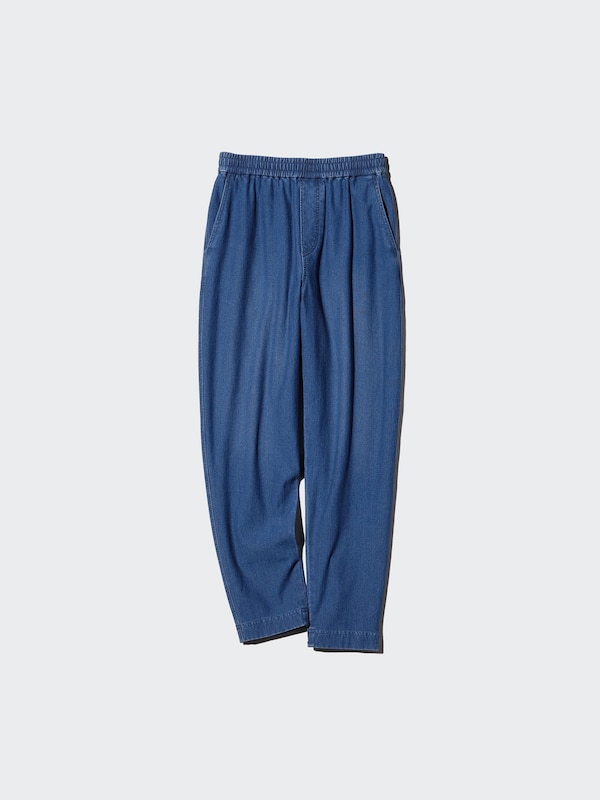 Denim Jersey Tapered Pants