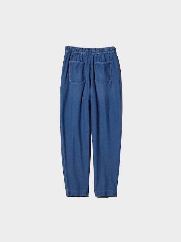Denim Jersey Tapered Pants