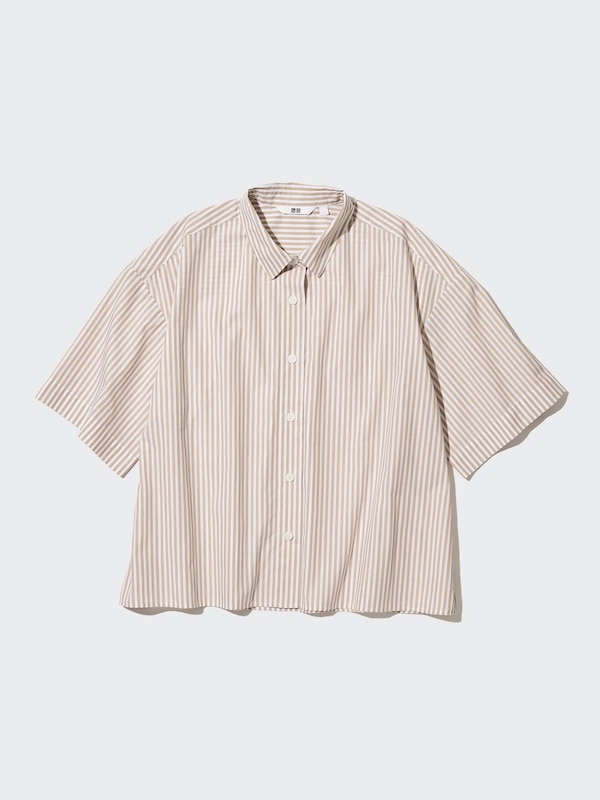 Cotton Striped Half Sleeve Shirt
