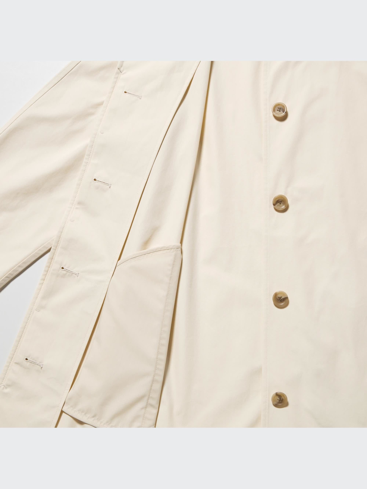 ユニクロ UNIQLO C ステンカラー コート ベージュ S ユニクロ公式 | 3wayステンカラーコート