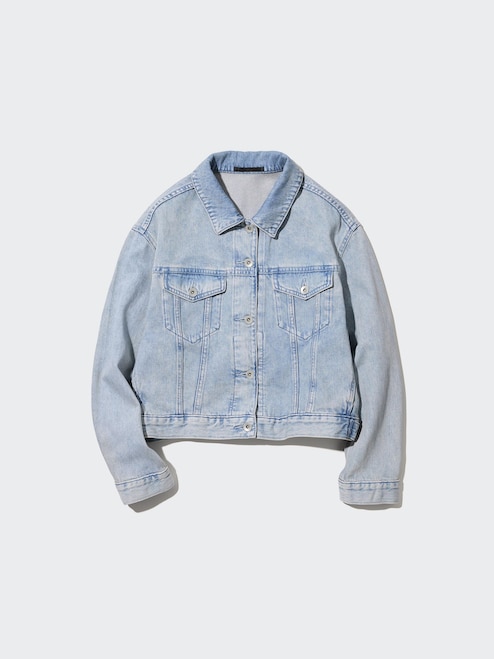 WOMEN'S DENIM SHORT JACKET UNIQLO SG