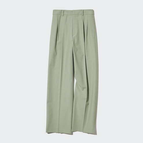 WOMEN'S PLEATED WIDE PANTS (CO-ORD)
