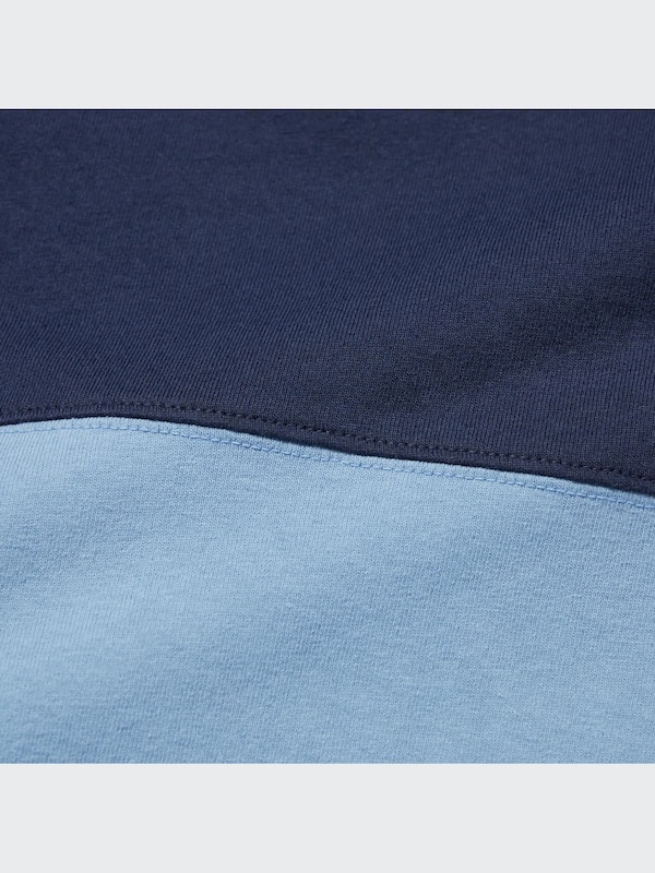 Oversized Crew Neck Half Sleeve T-Shirt (Color Block)