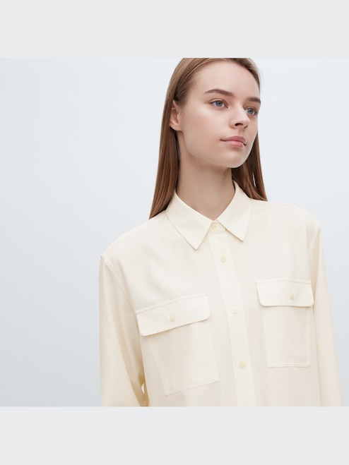 uniqlo uv protection long sleeve shirt dress Women's UV Protection Long-Sleeve Shirt Dress