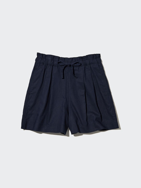 WOMEN'S LINEN COTTON SHORTS (CO-ORD) UNIQLO SG