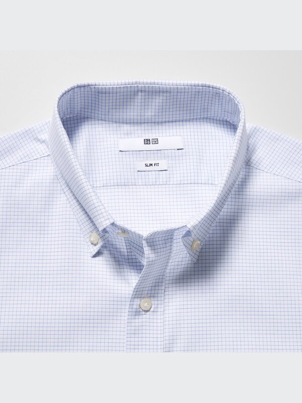 Kemeja Fine Cloth Easy Care Stretch Slim Fit Kotak