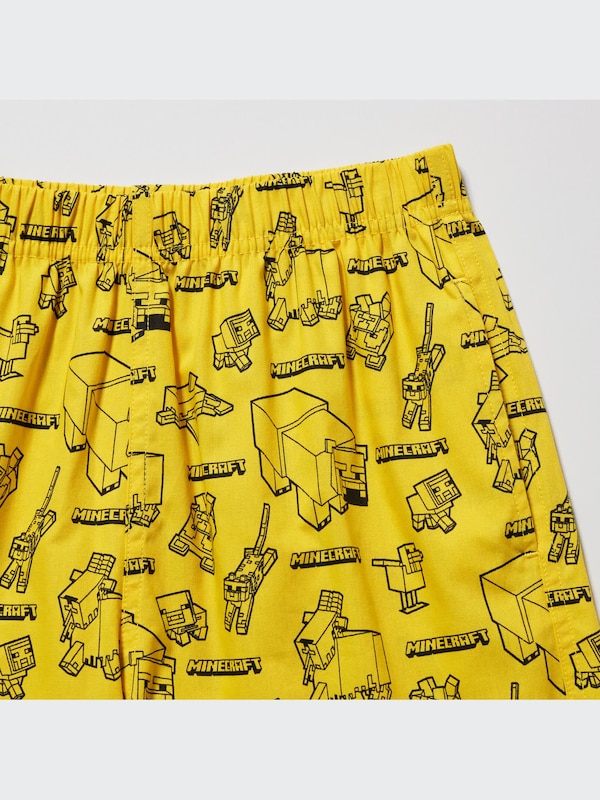 Celana Pendek Katun Ringan Minecraft
