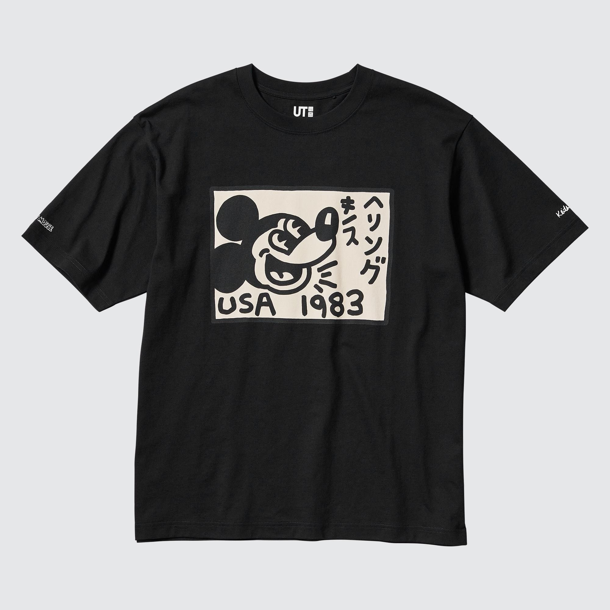 90s Keith Haring  キースヘリング tシャツ ミッキーマウスpolo