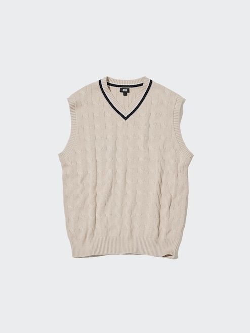 CABLE V NECK KNITTED VEST UNIQLO PH