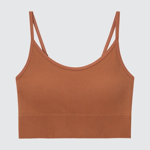 Short Camisole Seamless Tank Top Comfy Bra for Ladies Stretchable