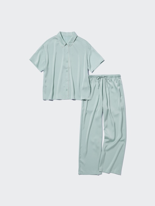 WOMEN'S SHORT SLEEVE PAJAMAS (LONG) UNIQLO VN