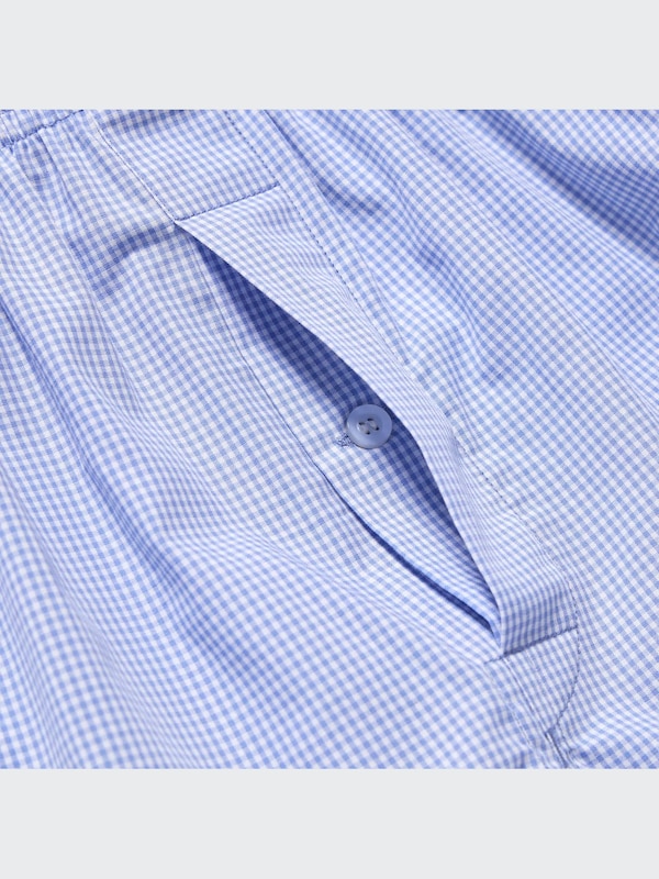 Woven Gingham Checked Trunks