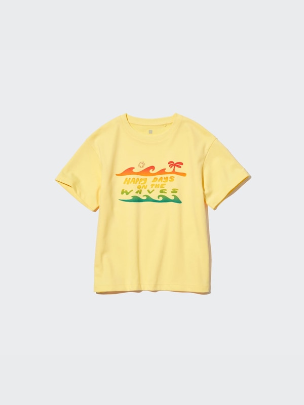 KIDS エアリズムコットングラフィックTシャツ（半袖）