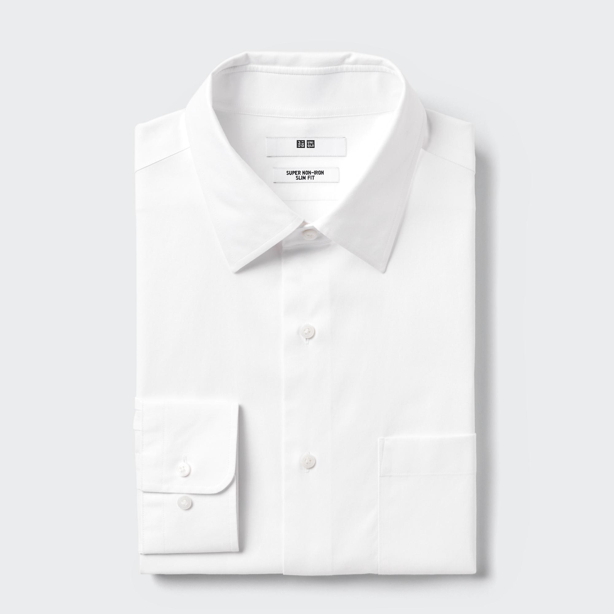 ユニクロ公式 | ノンアイロンジャージーシャツ（レギュラーカラー・長袖）