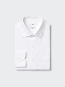 Super Non Iron Slim Fit Shirt | Long Sleeve Semi-Wide Collar