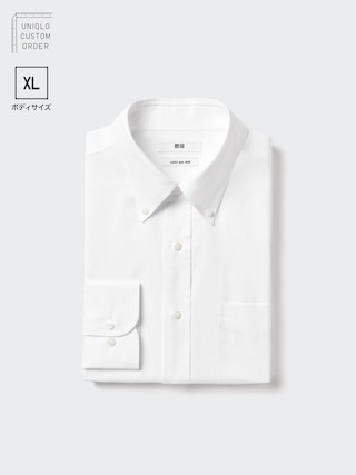 スーパーノンアイロンシャツ/ボタンダウン/長袖/XL