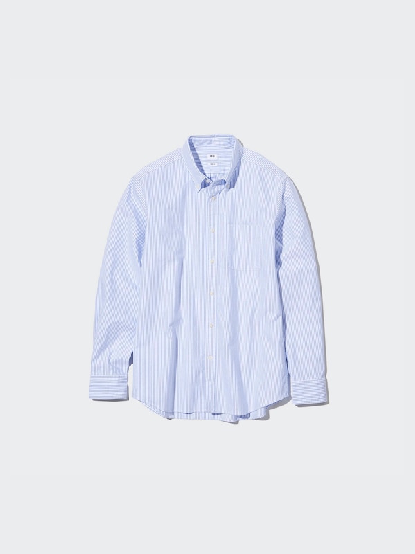Oxford Striped Slim Fit Long Sleeve Shirt