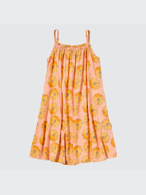 GIRLS アンディ・ウォーホル フラワーズ コレクション キャミソールワンピース