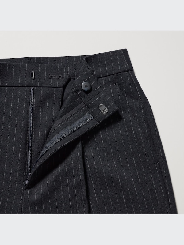 ヒートテックタックパンツ（ストライプ・丈長め75cm）