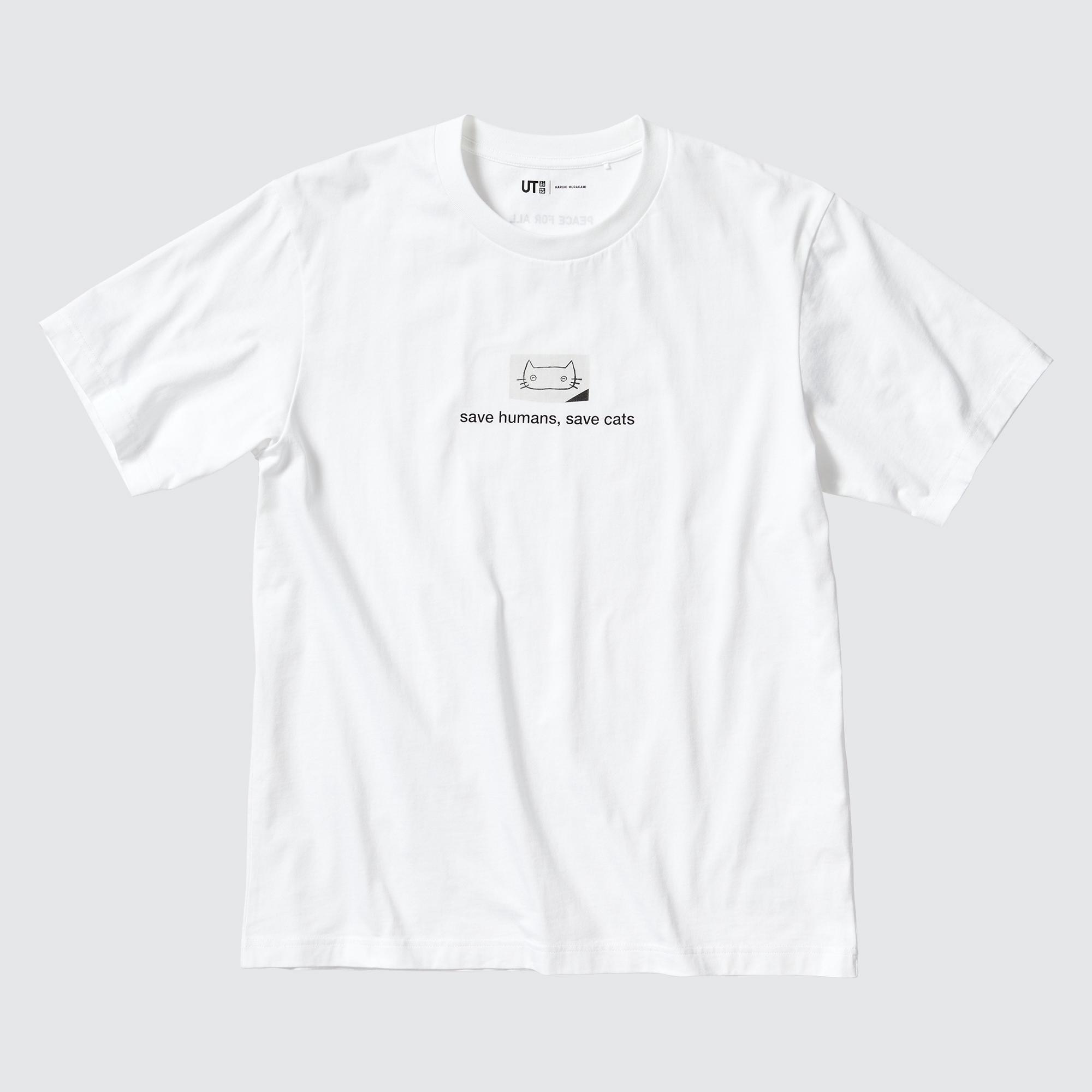 HARUKI MURAKAMI UT SHORT SLEEVE GRAPHIC T SHIRT UNIQLO IN