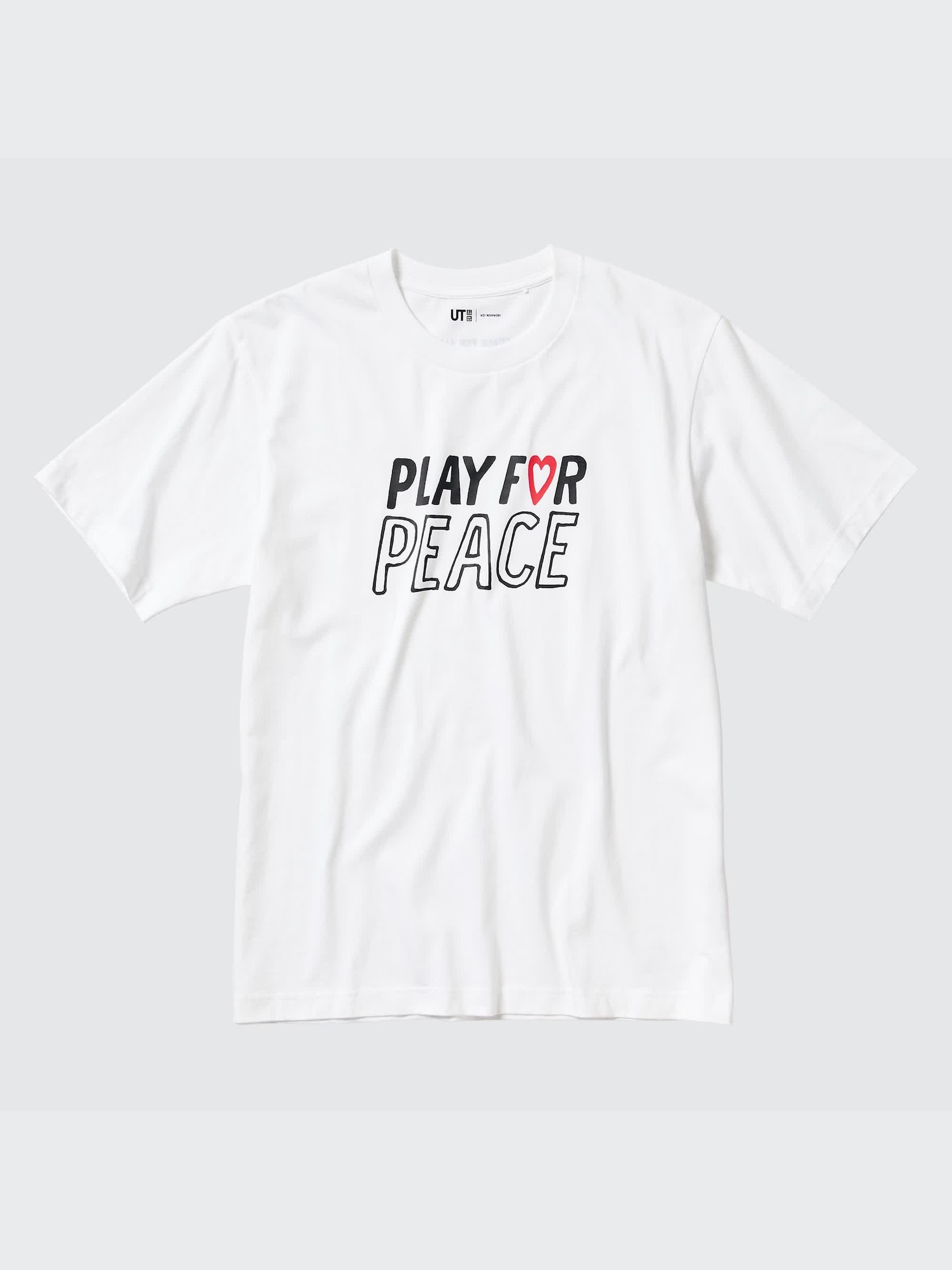 Peace for ALL Tシャツ/錦織圭 ホワイト L 【Men】【ユニクロ】