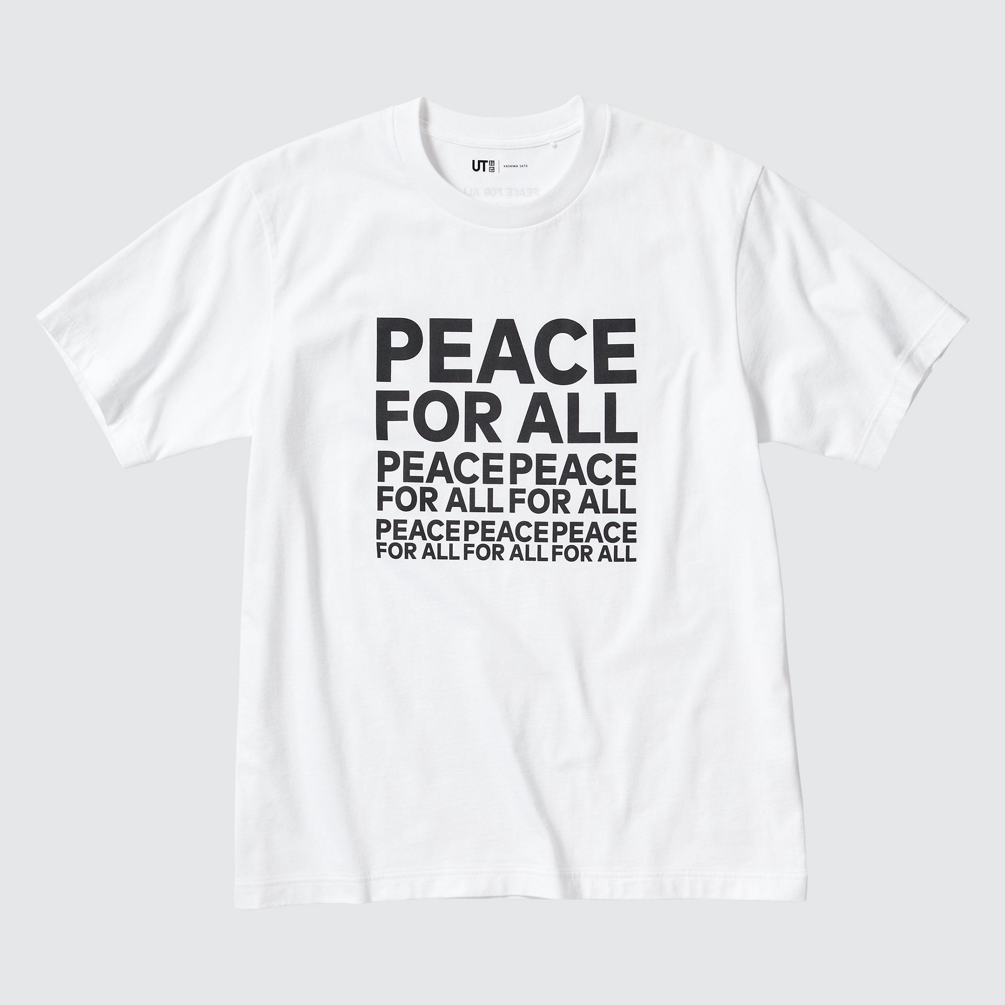 ユニクロUT×kj サインボトル入りTシャツ（ホワイト)
