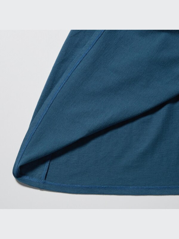 Smooth Cotton Tiered Long Dress