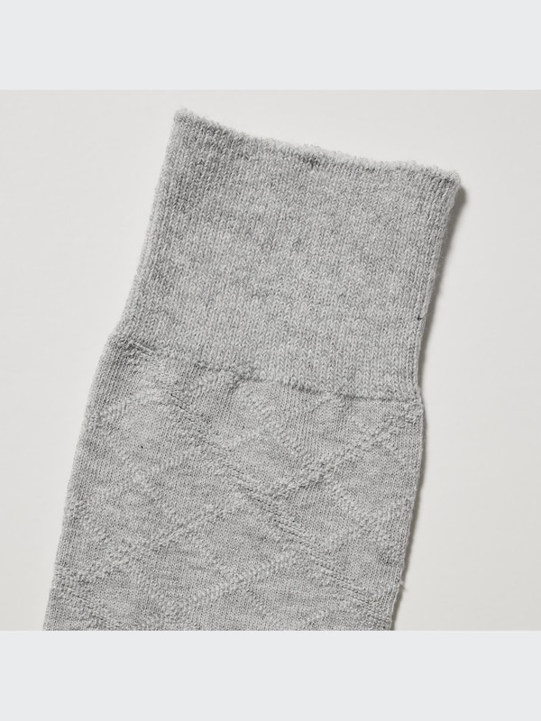 スーピマコットンリンクスチェックソックス