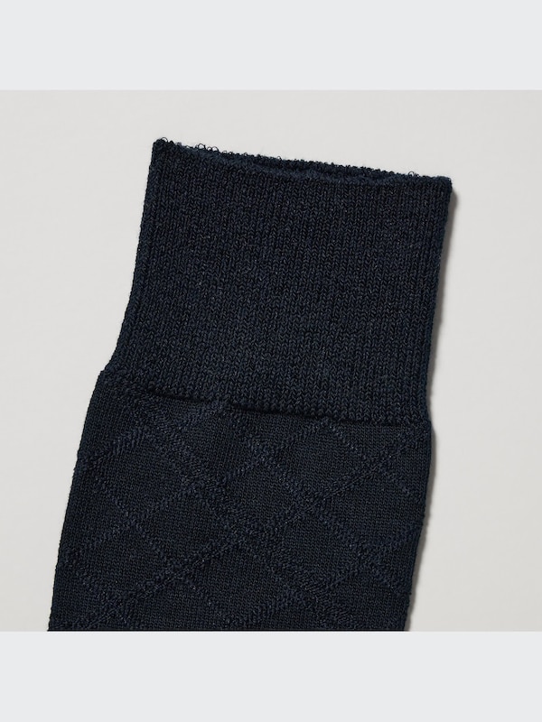 スーピマコットンリンクスチェックソックス