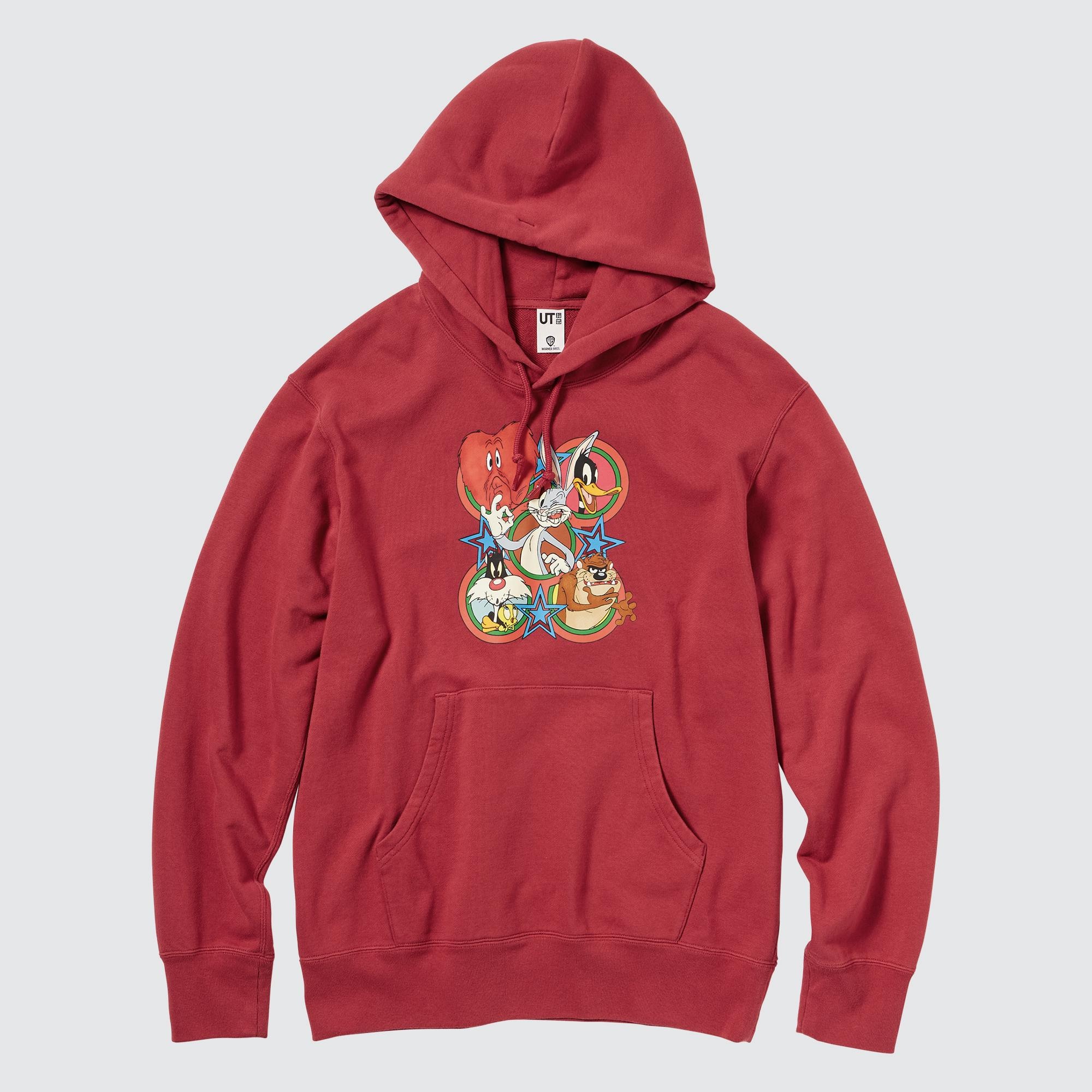 Uniqlo red cheap hoodie