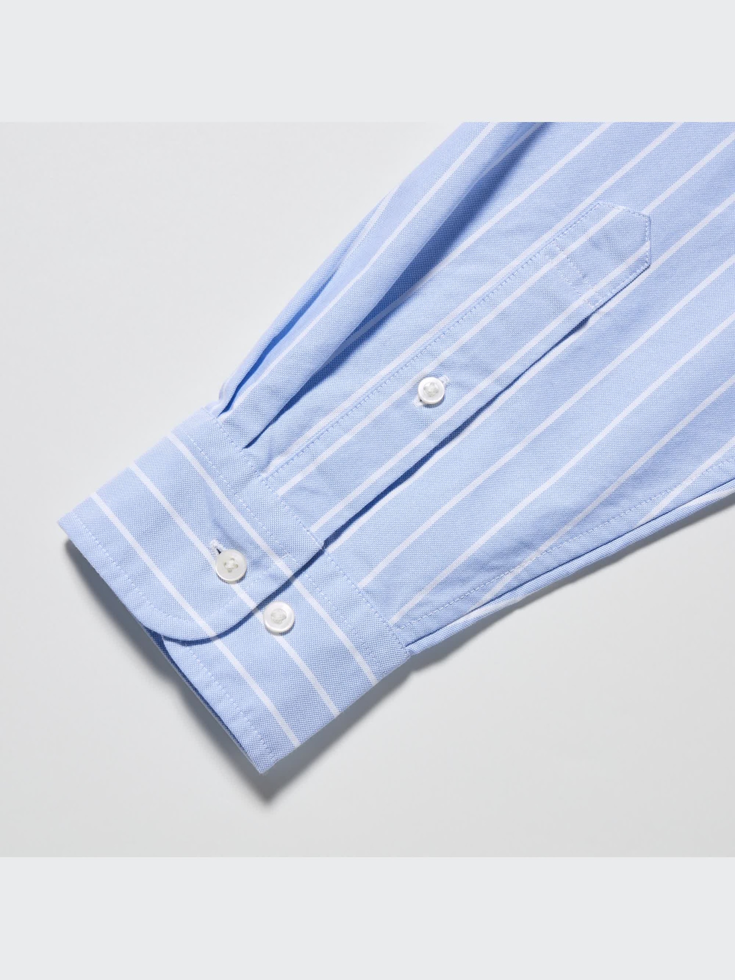 ユニクロ公式 | オックスフォードストライプシャツ（長袖）