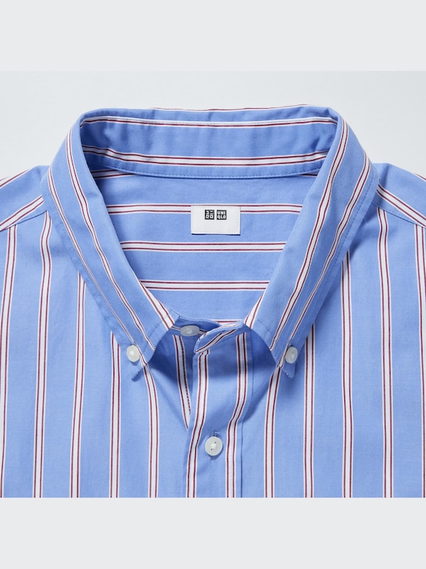 Extra Fine Cotton Broadcloth Striped Shirt
