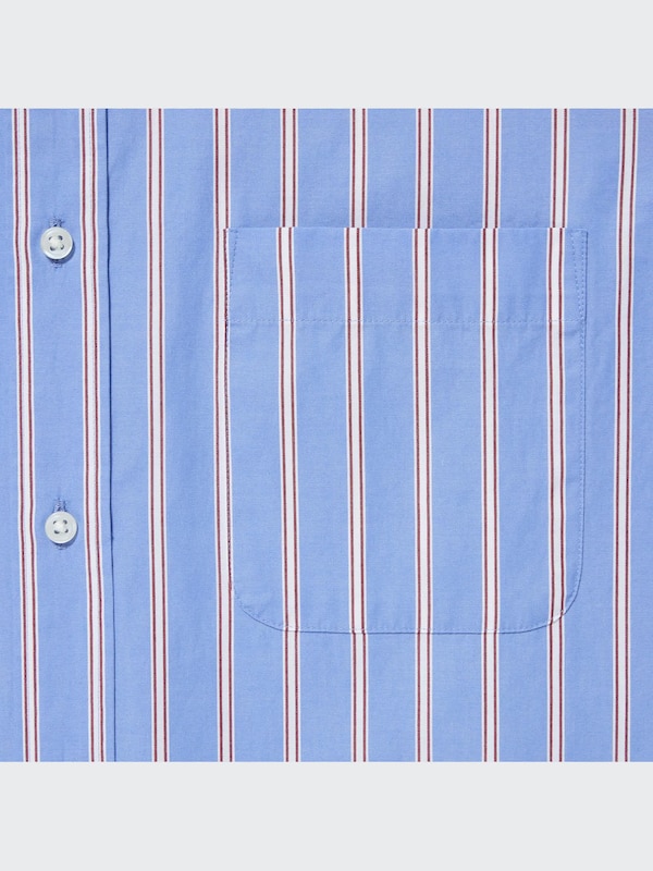Extra Fine Cotton Broadcloth Striped Shirt