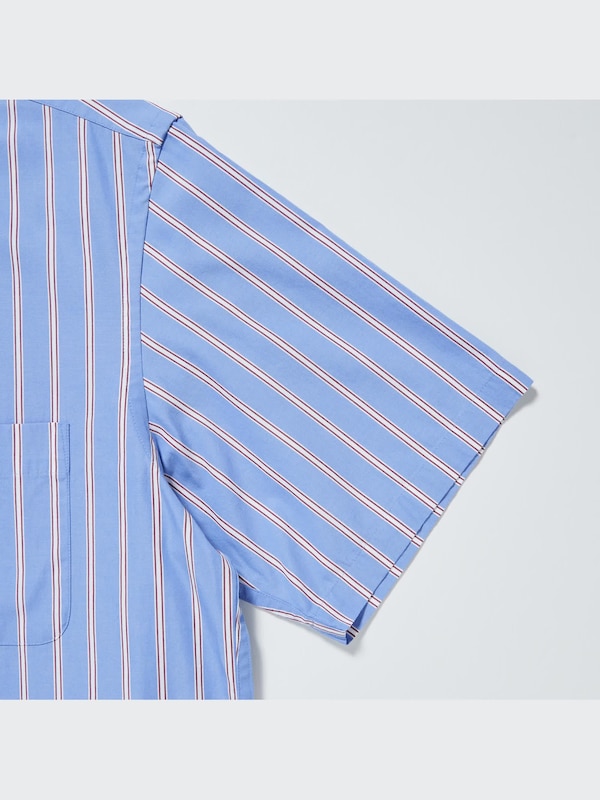 Extra Fine Cotton Broadcloth Striped Shirt