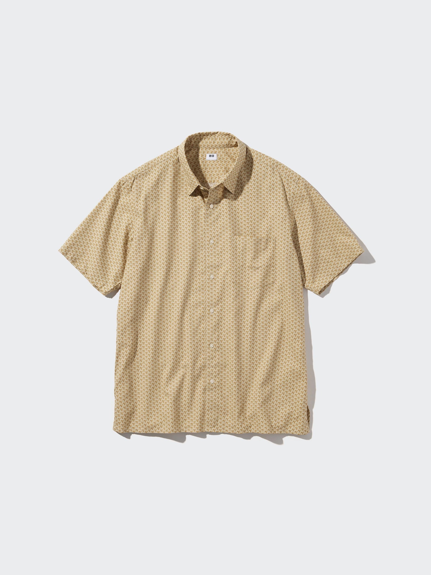 MEN'S BATIK MOTIF SHORT SLEEVE SHIRT | UNIQLO SG