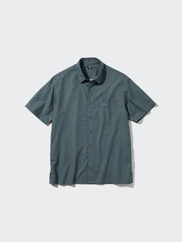 Men's Batik Motif Short Sleeve Shirt UNIQLO ID