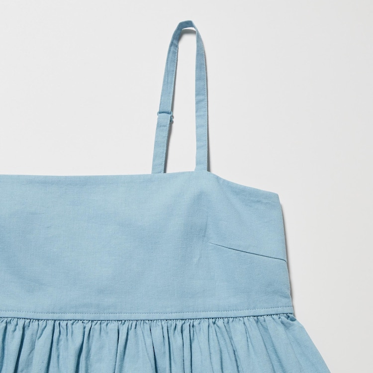 Smooth cotton striped knit dress