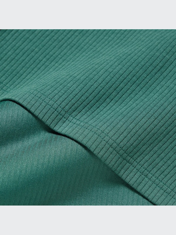 AIRism Cotton Square Neck Cropped Bra Top