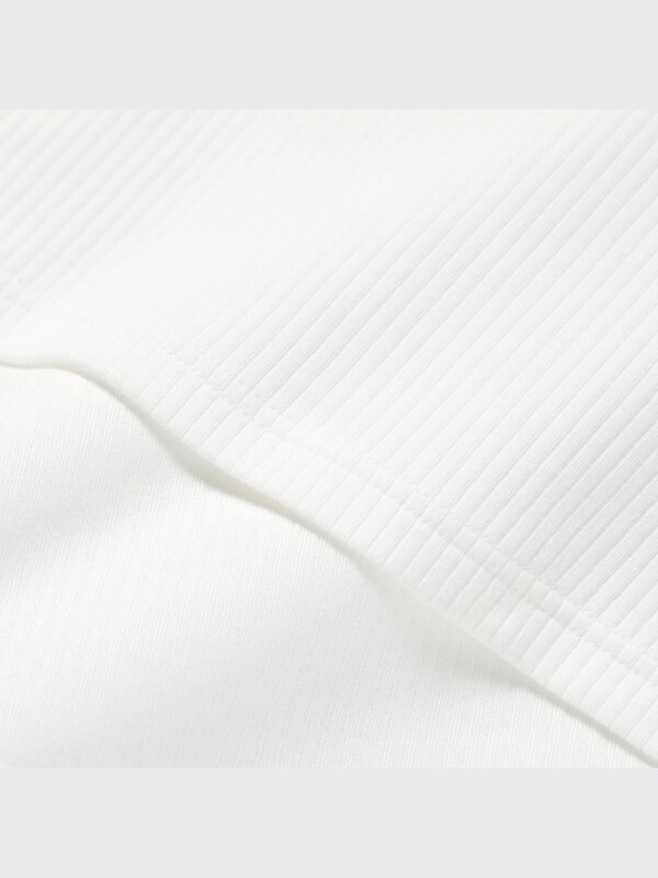 AIRism Cotton Square Neck Cropped Bra Top