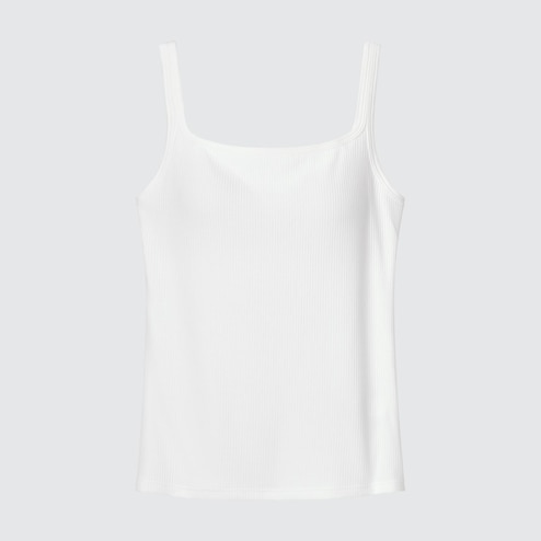 Uniqlo Canada on X: Time to clear some space in your shopping bags for  some fresh new arrivals 👀🛍️ 🏷️ Seamless Half Bra Camisole (464430) 🏷️  Soft Ribbed Crew Neck T-shirt (465751)