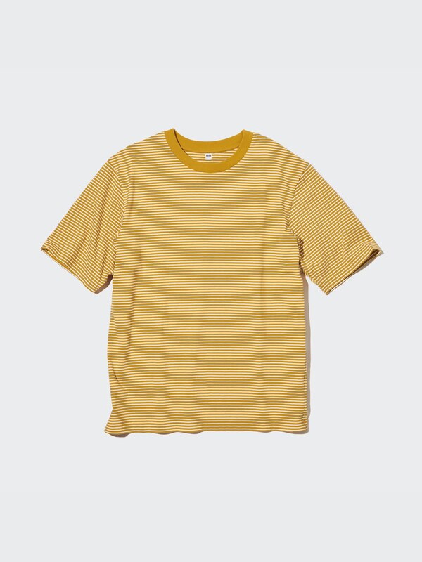 T-Shirt Oversize Garis Lengan Half