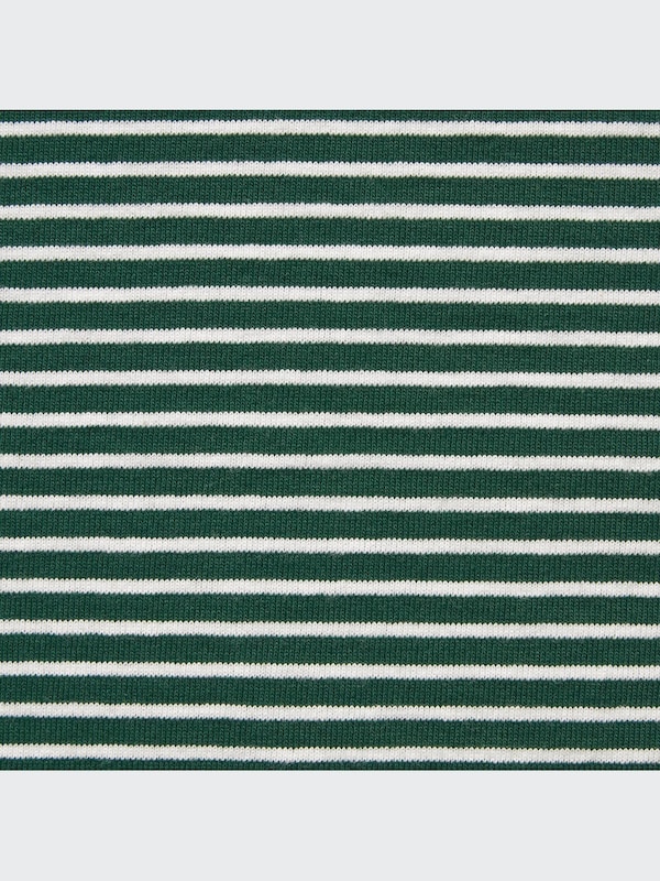 T-Shirt Oversize Garis Lengan Half