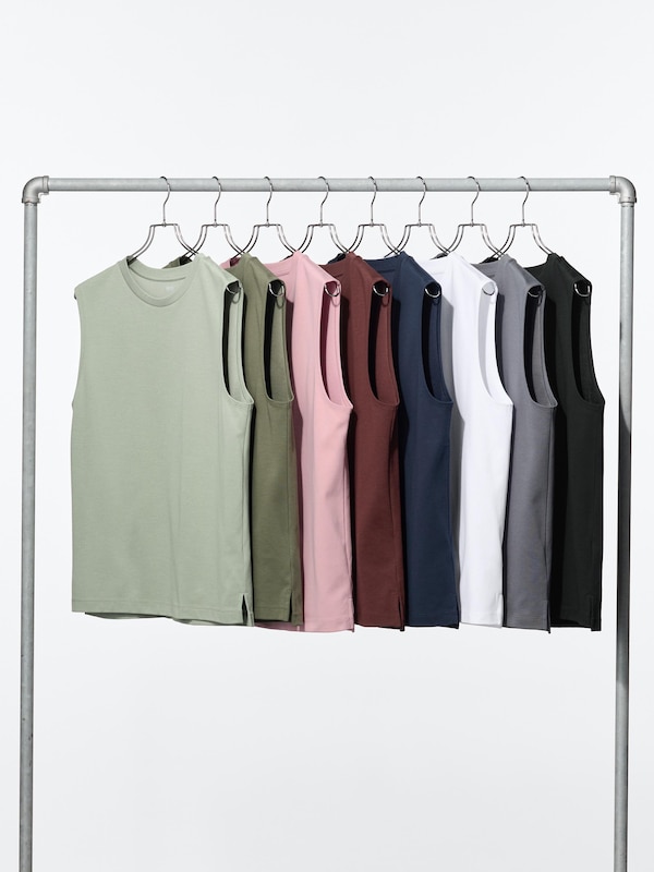AIRism Cotton Sleeveless T-Shirt