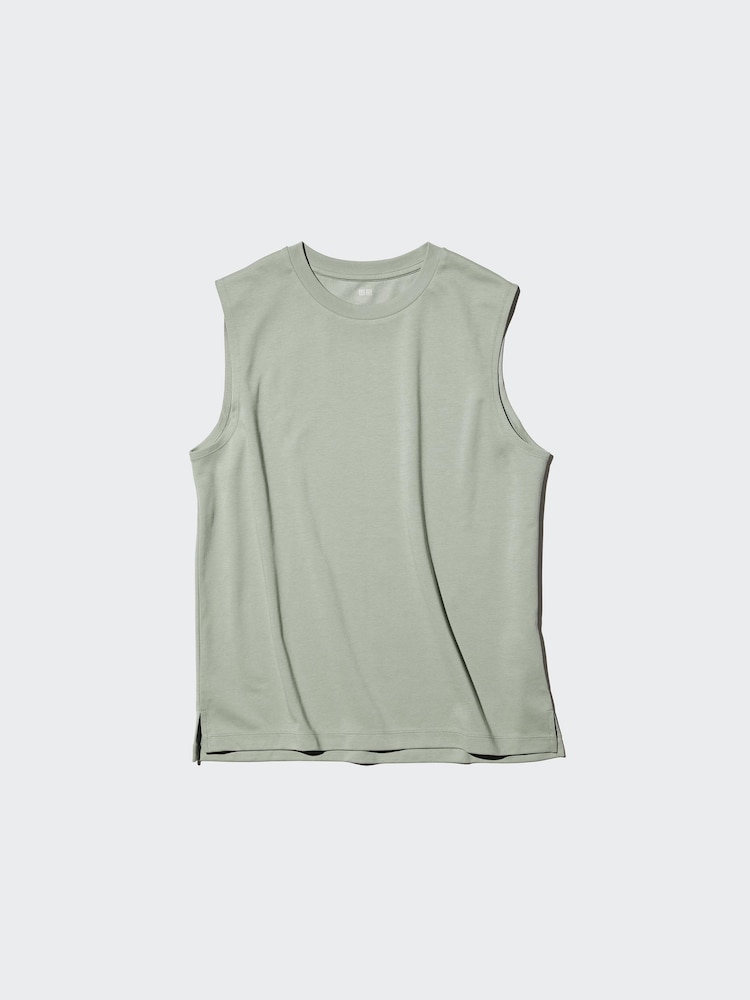 ユニクロ公式 | エアリズムコットンノースリーブTシャツ