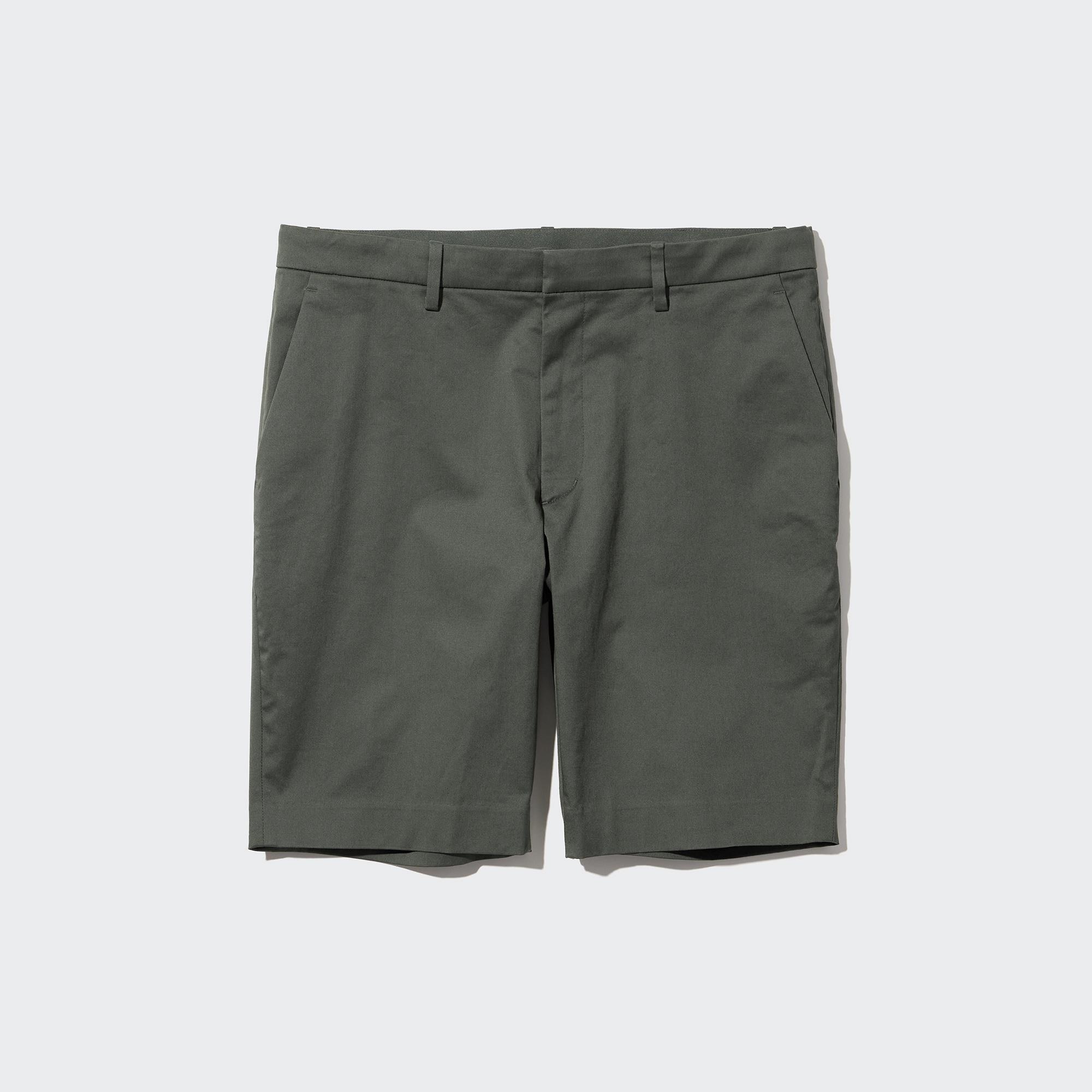 ENNOY Cotton Easy Shorts GRAYISH OLIVE - ショートパンツ