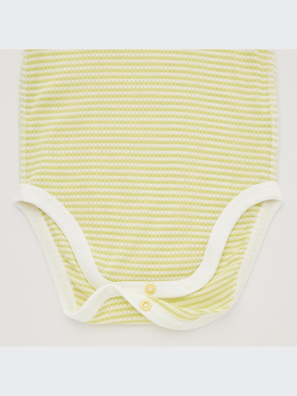 コットンメッシュボディスーツ（半袖）